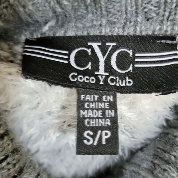 Coco Y Club Cable Knit Fair Isle Sweater Small Cottagecore Boho Minimalist Ski - Picture 4 of 9